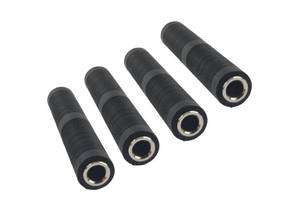 lot 2405 image: Devinal 14 Inch TRSTS Female to Female Coupler, 6.35mm Jack Stereo Adapter Joiner, Gender Changer Connectors - 4 Pack