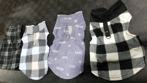 lot 2406 image: Pet Fleece Vest Bundle
