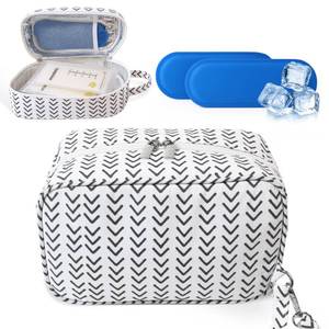 lot 2427 image: Breastmilk Cooler Bag with Ice Packs Insulated Travel Bag for Breast Milk Storage Keeps Milk Cold up to 8 Hours Portable for Nursing Moms, Daycare, Work, and Travel with Detachable Wrist Strap