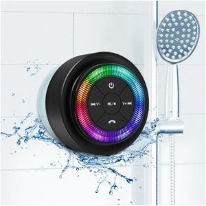 lot 2430 image: XLEADER Pro Shower Speaker (Upgraded) Certified IPX7 Waterproof Bluetooth Speaker, 8W Crystal Sound&Rich Bass, 15H Playtime, with Suction Cup, Silicone Lanyard, Ideal Gifts, SoundAngel Mate(2 Gen)