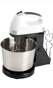 lot 2362 image: 7-Speed Hand Mixer with Stainless Steel Accessories