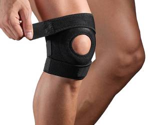lot 2850 image: SUJAYU Knee Brace for Men Women Knee Braces for Knee Pain, Patellar Tendon Support Strap, Knee Brace for Meniscus Tear Compression Sleeve, Fit Under 170lbs (Black)
