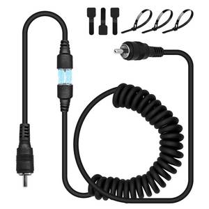 lot 2857 image: CHolic Magnetic Power Cord, Snowmobile Helmet Heated Shield Cord for Heated Most Electric Shields, Helmet, Visor Port