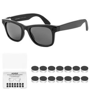 lot 2913 image: 14PCS LED Light Blocking Stickers Compatible with Ray Ban Meta WayfarerSkylerOakley Meta HSTN Smart Glasses Accessories, Low-Tack Restickable Blackout Light Covers Sticker (14)p