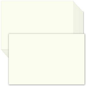 lot 2936 image: Hysiwen 50 Sheets Ivory Color Card Stock 5 x 7 Inches, 250gsm92 lb Cream Blank Cardstock Paper for Making Postcards, Invitation Cards, Greeting Cards, Paper Crafts or Drawing(IV57)