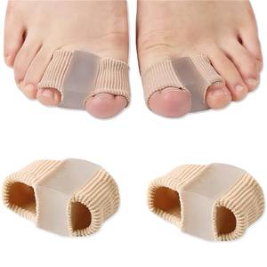 lot 2944 image: 2PCS Gel Toe Separators for Overlapping Toes, Toe Spacers for Bunions Bunion Corrector for Women and Men, 2 Loops Bunion Corrector for First Two Toes
