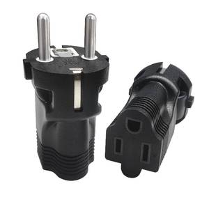lot 3023 image: Type EF Germany European Travel Adapter, Yinleader International Power Plug with 2 Outlet,US to Most of Europe EU German Russia French Norway Iceland Greece Korea Spain (2 Pack)