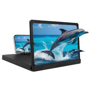 lot 3035 image: Big Screen Phone Magnifier, 2026 New 3D HD Screen Expander, Movie Screen Amplifier Foldable Phone Stand for Travel, Portable Magnifying Screen for Elderly (12 inch)