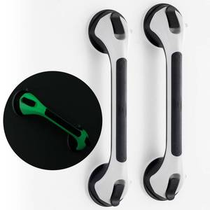 lot 3060 image: TAILI Shower Grab Bar Glow in The Dark, 2 Pack 16.8 in Grab Bars for Bathtubs and Showers, Shower Handle Shower Rail for Seniors and Elderly,Bathroom Safety Grip Removable No Drilling Waterproof Black