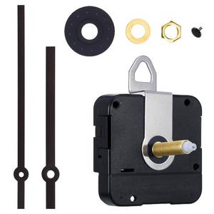 lot 3089 image: 31 mm Quartz Clock Long Movement DIY Clock Repair Kit (Black)