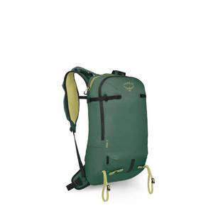 Osprey Firn 18L Ski and Snowboard Backpack - Lightweight Touring Backpack, Tundra Green, Small/Medium
