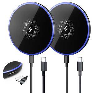 lot 3571 image: Wireless Charger 2Pack 6FT 15W Samsung Magnetic Wireless Charger Fast Charging Pad for Samsung Galaxy S25 UltraS24 FES23 UltraS22S21Z Google Pixel 9 8a 7a 8 7 Pro  Strong Magnet Technology