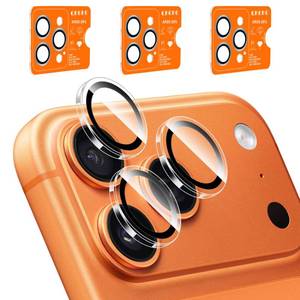 lot 3603 image: QHOHQ 3 Set Camera Lens Protector for iPhone 17 Pro Max17 Pro16 Pro Max16 Pro15 Pro Max15 Pro, Individual Anti Shatter Lens Protector,15FT Military Grade Protection,1-Second Auto-Install- Clear