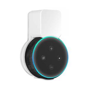 lot 3621 image: Costyleen Wall Mount Holder for Dot 3rd Generation, Space Saving Accessories Smart Home Speakers, Clever Dot(3rd Gen) Accessories with Built-in Cable Management Without Messy Wires-White
