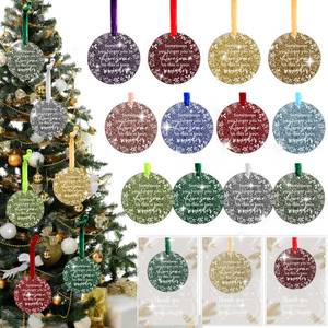 lot 3645 image: Kasyat 24 Sets Christmas Thank You Ornaments Employee Appreciation Gifts Acrylic Hanging Ornaments Bulk with Card and Bag for Coworker Team Nurse Teacher Xmas Tree Decor (Awesome Sign)