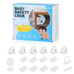 lot 3657 image: Magnetic Cabinet Locks for Child Safety, Drawer Locks Baby Proofing, Magnetic Door Safety Locks for Cabinets and Drawers, Easy Installation No Tools Required (6)