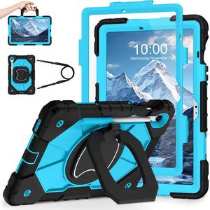 lot 3675 image: WESOROL Case for Samsung Galaxy Tab S10 LiteS10 FES9 FE 10.9 Inch Galaxy Tab S9 11 Inch,Shockproof Cover for Samsung S9 FE Tablet Case with Screen Protector Rotate Stand Pen Holder,Black Blue