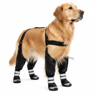 lot 3746 image: YAQUHO Upgraded Dog Suspender Boots, Waterproof Dog Rain Boot, Anti-Slip Winter Snow Dog Shoes Leggings, Adjustable Suspender Boots for Large Dogs, Paws Protector for Outdoor Dogs Walking Hiking (XL)