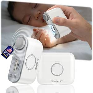 lot 3749 image: Electric Nail Clipper for Family Care Precision Dual-Blade Trimming System 2-in-1 Trimmer & Grind Nail Care Tool with LED Light, Ultra-Quiet & Safe for Babies, Seniors and Adults