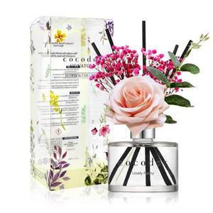 lot 3775 image: COCODOR Rose Flower Reed DiffuserLovely Peony6.7oz(200ml)1 PackReed Diffuser, Reed Diffuser Set, Oil Diffuser & Reed Diffuser Sticks, Home Decor & Office Decor, Fragrance and Gifts