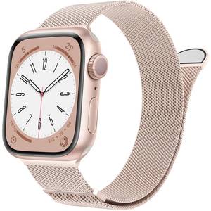 lot 3804 image: MARGE PLUS Compatible with Apple Watch Band 38mm 40mm 41mm 42mm 44mm 45mm 46mm 49mm Women Men, Stainless Steel Mesh Loop Magnetic Clasp Replacement for iWatch Series 11 10 9 8 7 6 5 4 SE3 SE2 Ultra 3