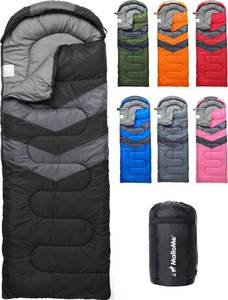 lot 3814 image: MalloMe Sleeping Bags for Adults Cold Weather & Warm - Backpacking Camping Sleeping Bag for Kids 10-12, Girls, Boys - Lightweight Compact Camping Essentials Gear Accessories Hiking Sleep Must Haves