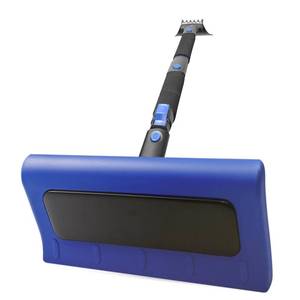 lot 3823 image: EcoNour 49 Snow Broom with Ice Scraper for Car Windshield & Windows  Scratch Free Snow Brush for Cars, Trucks & SUVs  Long Head Snow Rake Remover Perfect for Home and Car Roof
