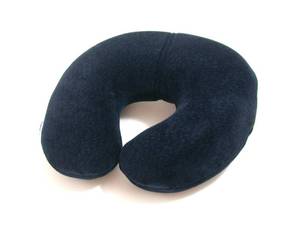 lot 3829 image: Tempur-Pedic TEMPUR-Travel Neck Pillow, Polyester, Navy