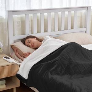lot 3856 image: Heated Blanket Electric Blanket Full Size 84x72 Fast Heating Electric Blanket with 12 Hours Auto-Off and 6 Heating Settings Overheat Protection Cozy Soft Flannel Heated Throw Blanket ETL-Certified