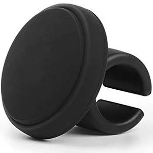 lot 3892 image: Rayfun No Tool Required Easy Set Up Silicone Steering Wheel Spinners for Automobiles