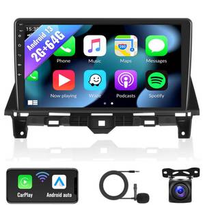 lot 3915 image: SIXWIN Android Car Stereo for Honda Accord 2008 2009 2010 2011 2012 2013 10.1 Inch Touch Screen 2G64G CarPlay Android Auto Car Radio Bluetooth GPS Navigation WiFi FM SWC Backup Camera MIC
