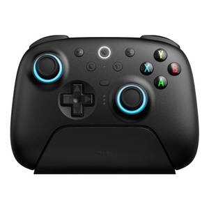 lot 3919 image: 8BitDo Ultimate 2 Wireless Controller for Windows PC, Apple, Steam & Android, Gaming Controller with TMR Joysticks, HallTactile Triggers, Motion Control, RGB Fire Ring, 1000Hz Polling Rate, Black