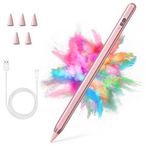 lot 3924 image: Stylus Pen for iPad 2018-2023 with Palm Rejection, Active Pencil for iPads 10th9th8th7th6th, for iPad Pro 1112.9 inch, for iPad Air 5th4th3th Gen, for iPad mini 6th5th Gen (Rose Gold)