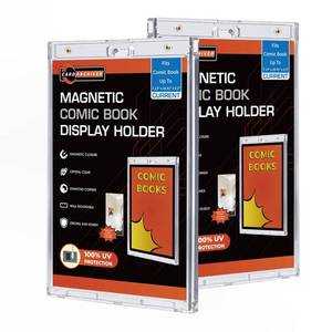 lot 3959 image: 2ct Current Magnetic Display-Cases - Crystal Clear One Touch Comic-Book Holders, UV Protection Slab Protectors, Premium Wall-Mountable Holders