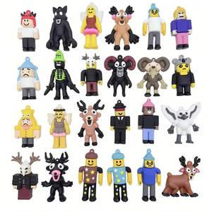 lot 3962 image: SENPOWER 12pcs 99 Nights in The Forest Action Figure Toys, 1.8-2.7 Inch Deer Monster Owl Ram Figures, Brainrot Toys Valentines Day Gifts for Kids Birthday Party Favors Decorations