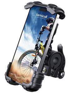 lot 3985 image: Lamicall Bike Phone Holder, Motorcycle Mount - Motorcycle Phone Holder, Handlebar Cell Phone Clamp, Scooter Phone Clip Gifts for iPhone 17 Air Pro Max, 16 15 Plus, S20, 4.7 to 6.8 Smartphones