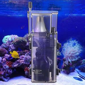 lot 4001 image: AQQA Aquarium Protein Skimmer for Saltwater Fish Tank Nano Surface Skimmer Filter Pump 79GPH Ultra Quiet for 50-80 Gallon Tank