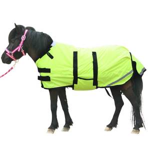 lot 4058 image: Gallopoff FoalMini Horse Size 30-48 Waterproof & Breathable 300 Denier Winter Turnout Blanket with 150g Polyfill Green Medium