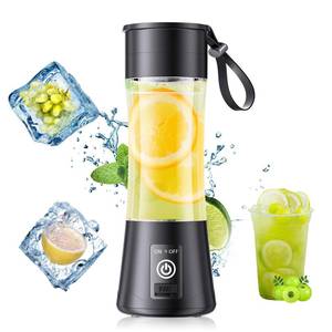 lot 4075 image: 12 Oz Cordless Personal Size Portable Blender - Blender for Smoothies with BPA Free Traveling Juice Cup, 6 Blades for Powerful Blending, Suit for SportsHome