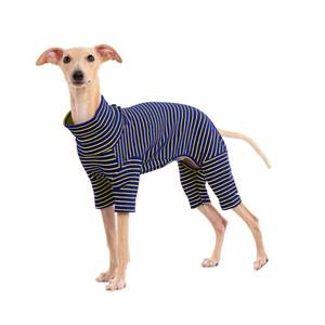 lot 4116 image: Dog Sweaters for Small Dogs Girls Boys, Striped Pet Sweaters for Fall Winter Dog Clothes, Turtleneck Pullover Knitwear for Small Medium Large Dogs XL