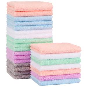 lot 4119 image: Orighty Baby Washcloths 24-Pack(7x9), Microfiber Coral Fleece Baby Towels, Super Soft and Absorbent Wash Cloths for Newborns, Infants and Toddlers, Gentle on Delicate Skin for Face Hands and Body