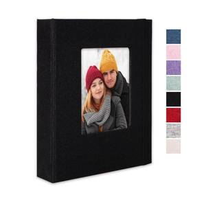 lot 4144 image: Small Photo Album 5x7 Linen Picture Book, Each Mini 26-Page Album Holds 52 Photos, Art Presentation Folder for Postcards & Picture Storage