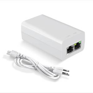 lot 4145 image: 10Gbps PoE Injector 30W IEEE802.3ataf Compliant, Supplies PoE(15.4W) or PoE(30W) Power Over Ethernet Distances Up to 328ft, PoE Injector Adapter for CameraAccess PointIP Phones, EN30GT-10