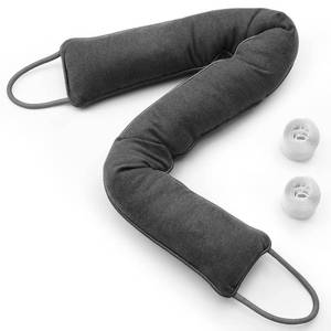 lot 4146 image: Tuffen Door Draft Stopper, 37 Inch Weighted Under Door Noise Cold Air Blocker, Heavy Duty Sound Proof Draft Guard Gap Snake for Bottom of Doors and Windows, 2.3lbs (Grey)