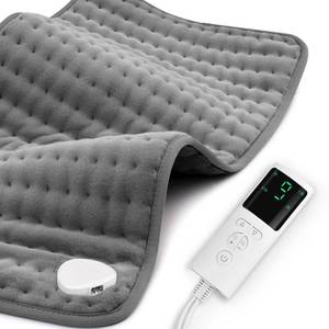 lot 4155 image: Stofiro Heating Pad for Back Pain Relief 17x33 Large, Moist Dry Heat Options, XL Electric Heating Pads, 9 Heat Settings, Machine Washable, Auto-Off, Gifts for Women, Mom, Men