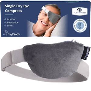 lot 4166 image: MyHalos Heated Eye Compress &amp Stye Eye Treatment for Dry Eyes - Washable Warm Stye Compress -Reversible Moist Heat Eye Mask for Blepharitis &amp MGD - Eye Stye Heat Compress - Stye Treatment Patch