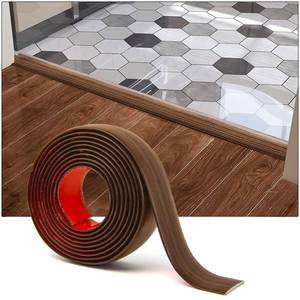 lot 4173 image: Art3d 10 FT Self Adhesive Vinyl Floor Transition Strip, Laminate Floor Strip Floor Flat Divider Strip for Joining Floor Gaps,Carpet Threshold Transition,Floor Tiles 1.57in, Cherry