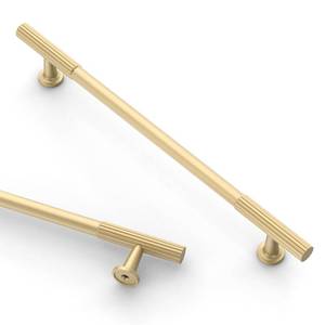 lot 4223 image: Asidrama 10 Pack 10 Inch(254mm) Brushed Gold Cabinet pulls Kitchen Cabinet Handles, Cabinet Pulls Kitchen Cabinet Hardware for Cupboard Drawer Pulls