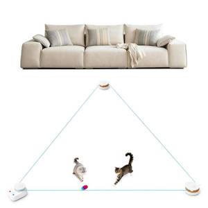 lot 4227 image: Interactive Cat Toy for Indoor Cats Automatic Moving &amp Enrichment Toy for Indoor CatsKitten, AutoManual Control Cat Treadmill for Exercise &amp Mental Stimulation, Stimulating Chase Toys (H1K2)