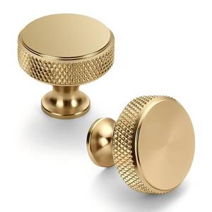lot 4261 image: Asidrama 10 Pack Champagne Bronze Kitchen Cabinet Knobs Knurled Dresser Knobs Drawer Knob Cabinet Hardware Aluminum Knob for Dresser Drawers